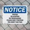 Signmission Posted No Hunting No Trespassing Please OSHA Notice Sign, Plastic, 10in W x 7in L, 2PK OS-2PACK-NS-P-710-L-17720 - alternate 3